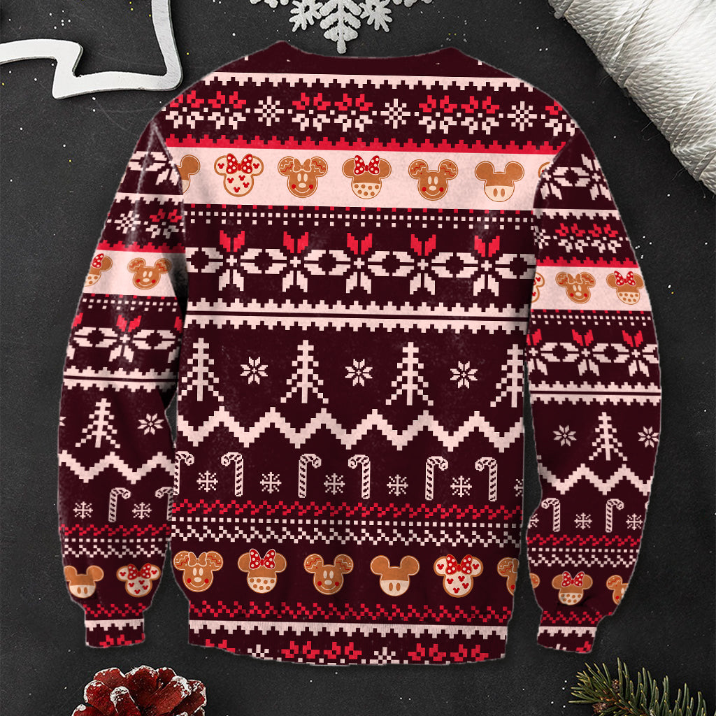 Merry Christmas - Personalized Mouse Sweater