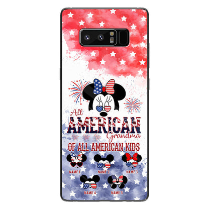 All American Grandma - Personalized Independence Day Phone Case