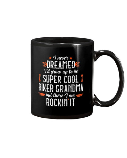 Womens Motorcycle Grandma Biker Vintage - Grandma Mug 0921