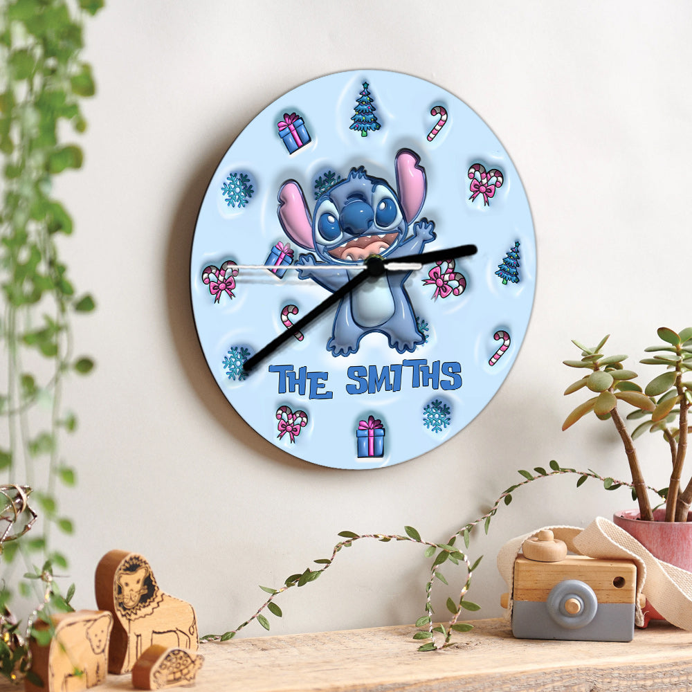 Ohana - Personalized Ohana Wall Clock