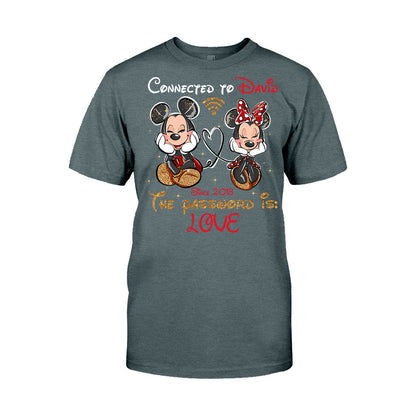 Connected To - Personalized Couple Mouse T-shirt and Hoodie