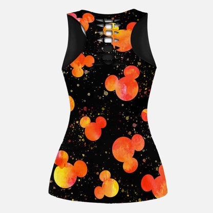 Never Too Old For Magic Mouse Ears - Personalized Hollow Tank Top and Leggings