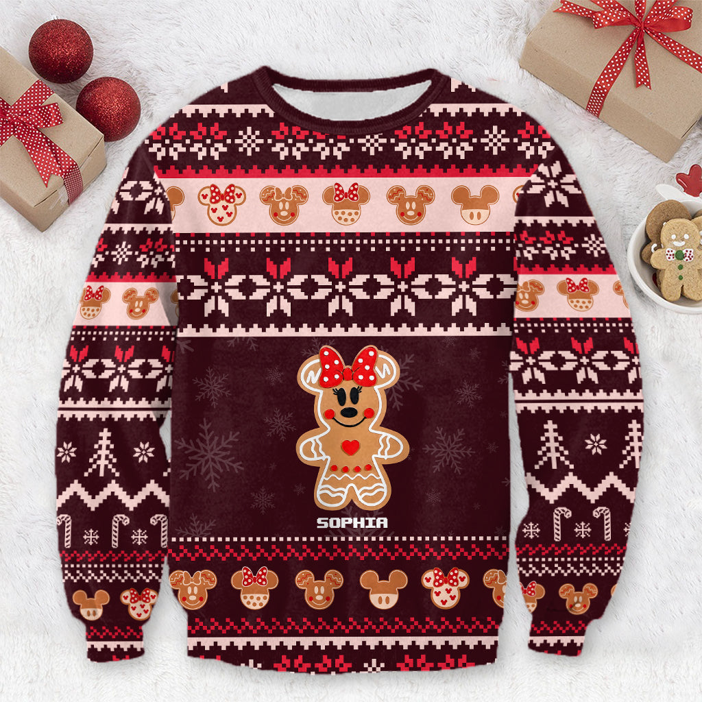 Merry Christmas - Personalized Mouse Sweater