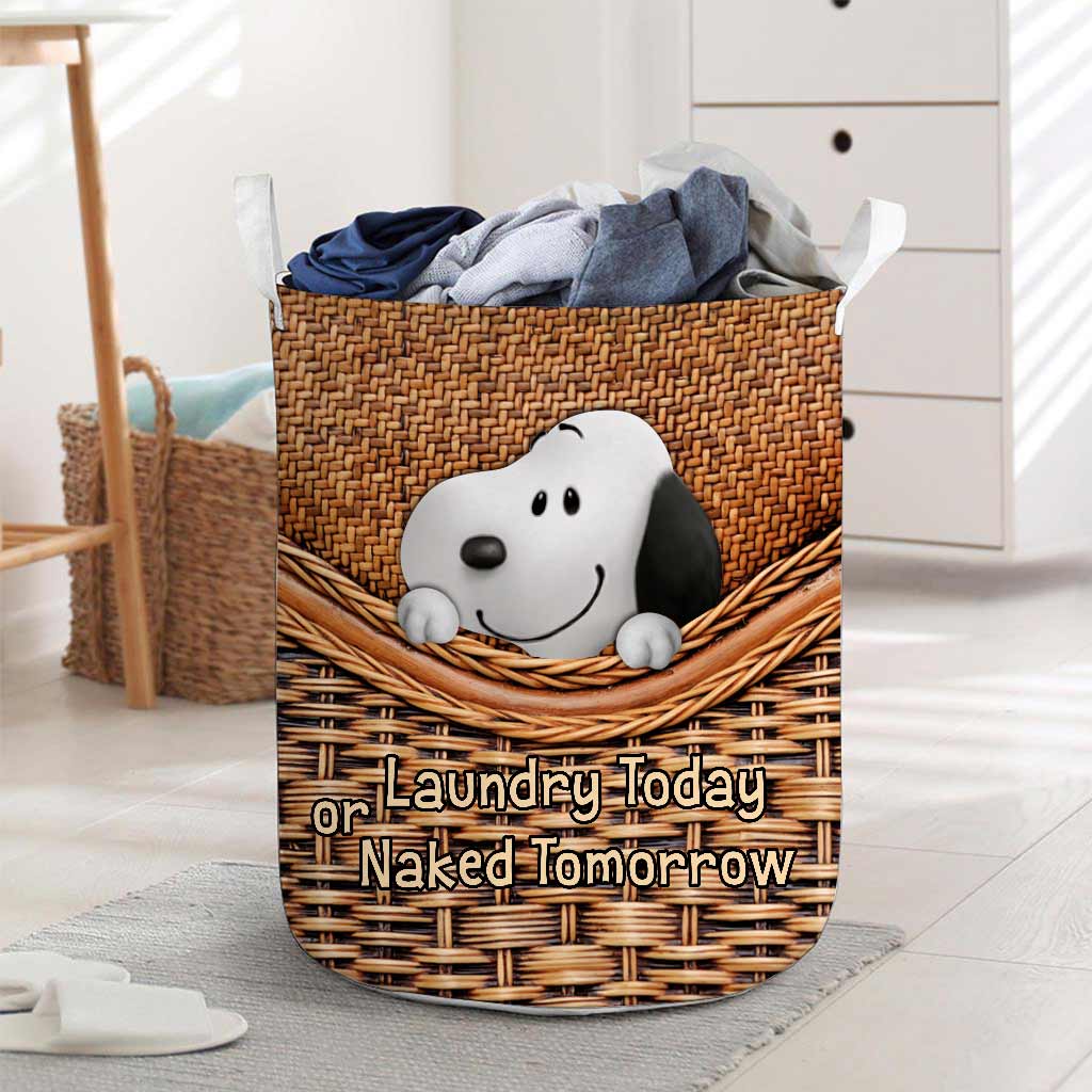 Laundry Today - Storage Basket With 3D Pattern Print
