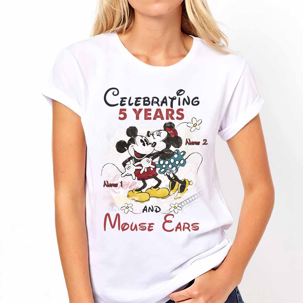 Magical Couple 1 - Personalized Couple Mouse T-shirt and Hoodie
