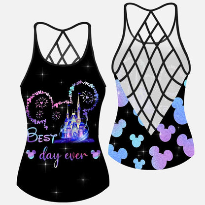 Best Day Ever - Mouse Cross Tank Top