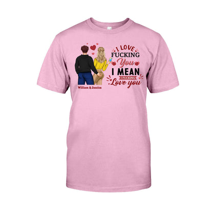 I Love You - Personalized Couple T-shirt and Hoodie