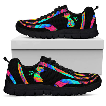 Colorful Hologram Cat Cat Sneakers 0622