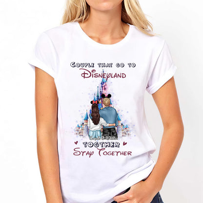 Couple That Go To Magical Land Together - Personalized Couple Mouse T-shirt and Hoodie