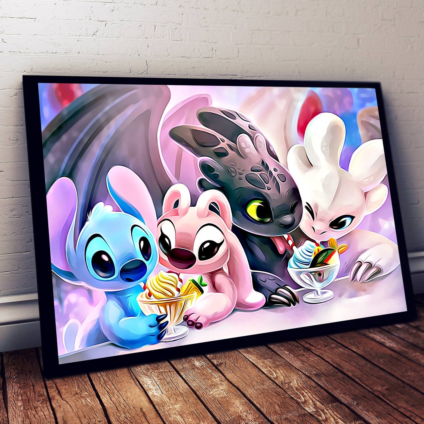Lovely Couples Mouse Canvas And Poster 0523