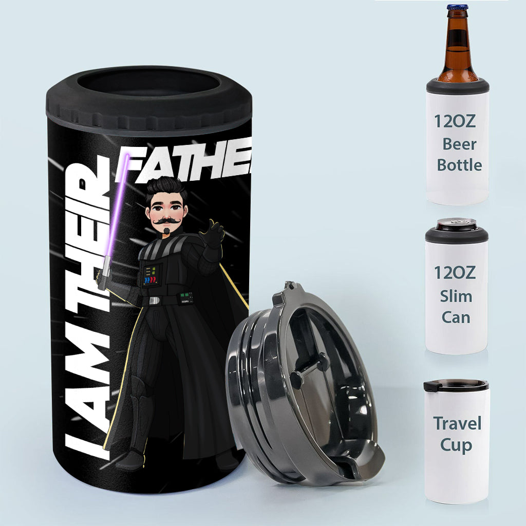 I Am Their Father - Personalized Father Can Cooler
