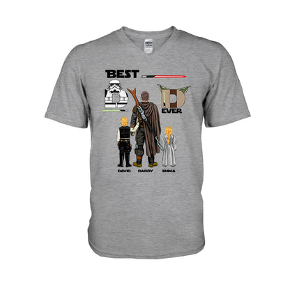 Best Dad Ever - Personalized Father T-shirt And Hoodie