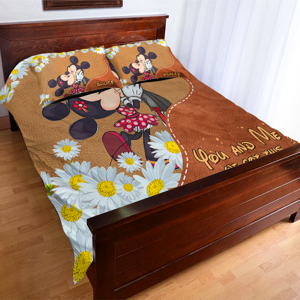 You And Me We Got This - Personalized Mouse Bedding Set