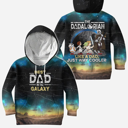 Best Dad In The Galaxy - Personalized The Force All Over Shirt