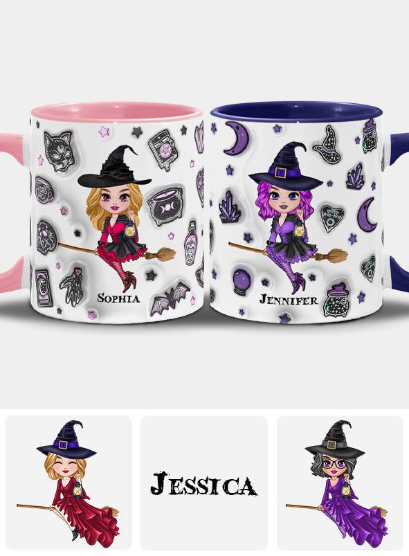 Moon Child - Personalized Witch Accent Mug