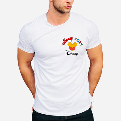 Family Trip 2024 - Personalized Mouse T-shirt And Hoodie