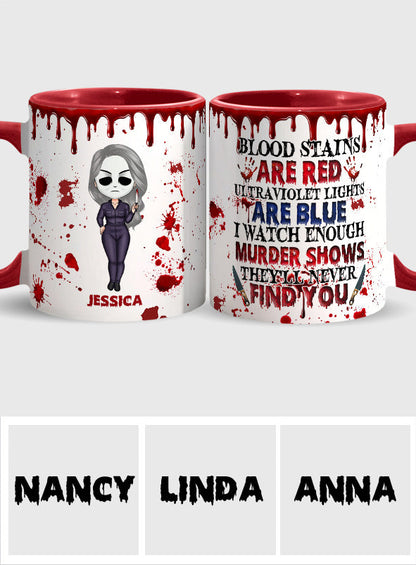 True Crime Mug - Personalized Accent Mug
