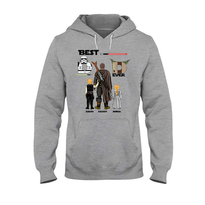 Best Dad Ever - Personalized Father T-shirt And Hoodie