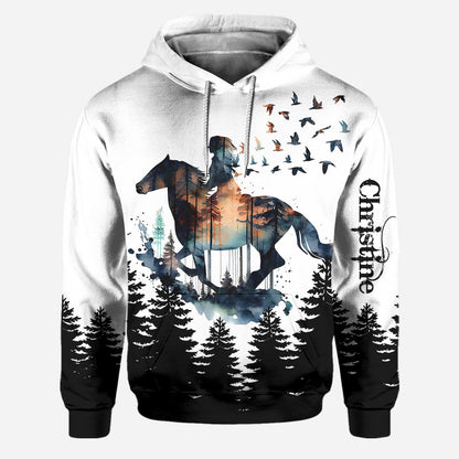 Horse Girl - Personalized Horse Hoodie and Leggings