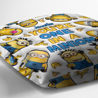 You're One In A Minion - Personalized Throw Pillow