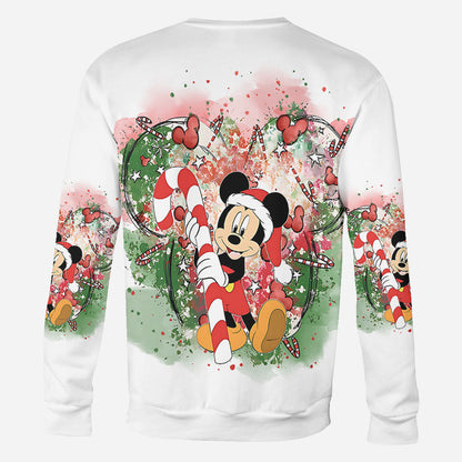 Merry Christmas - Personalized Mouse All Over Shirt