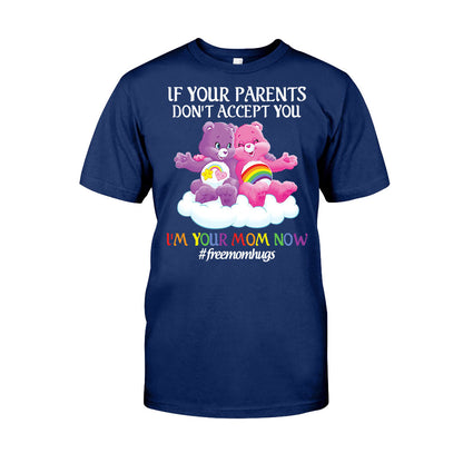Free Mom Hugs - LGBT Support T-shirt And Hoodie