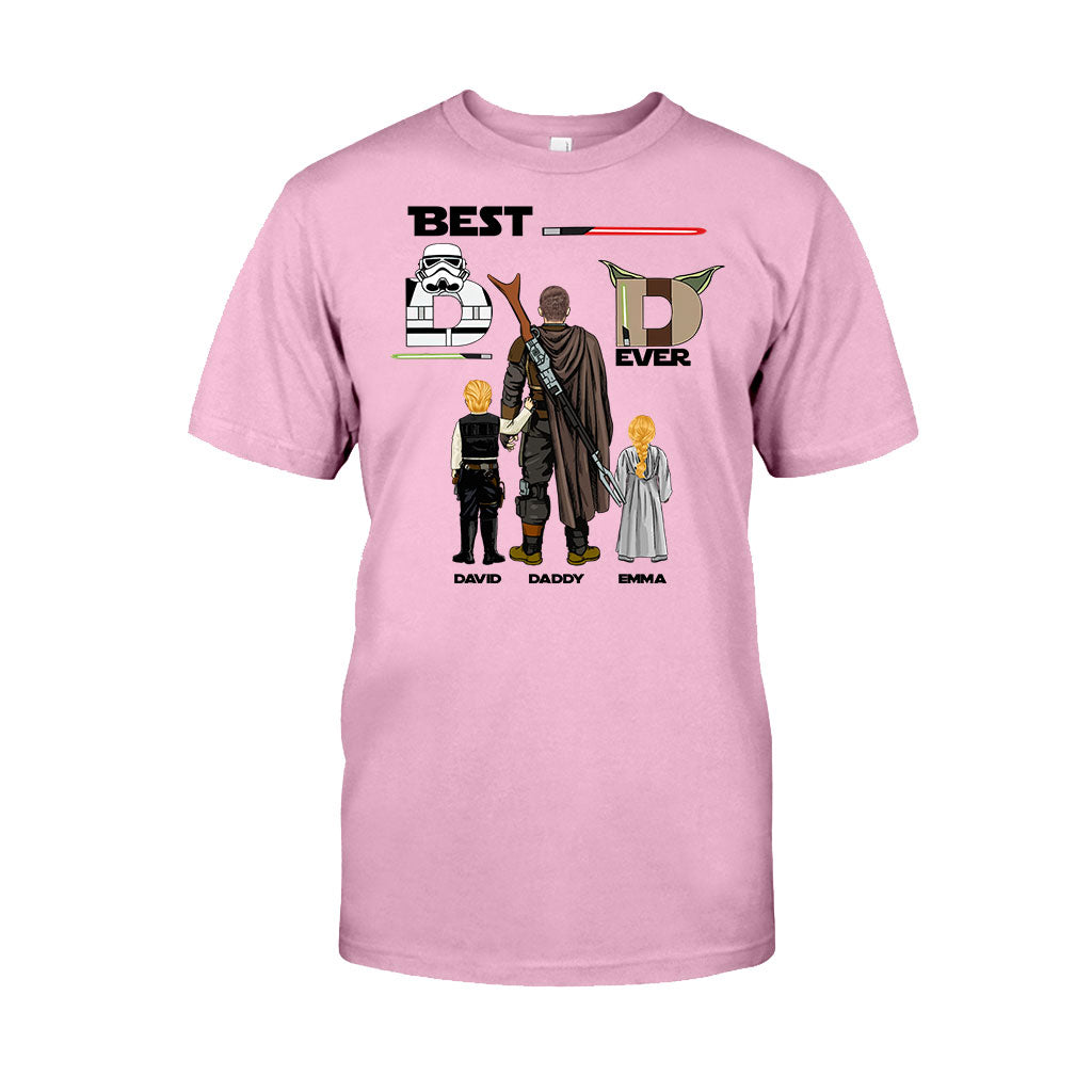 Best Dad Ever - Personalized Father T-shirt And Hoodie