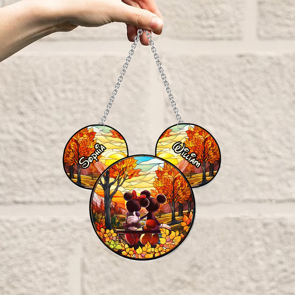 You And Me We Got This - Personalized Mouse Window Hanging Suncatcher Ornament