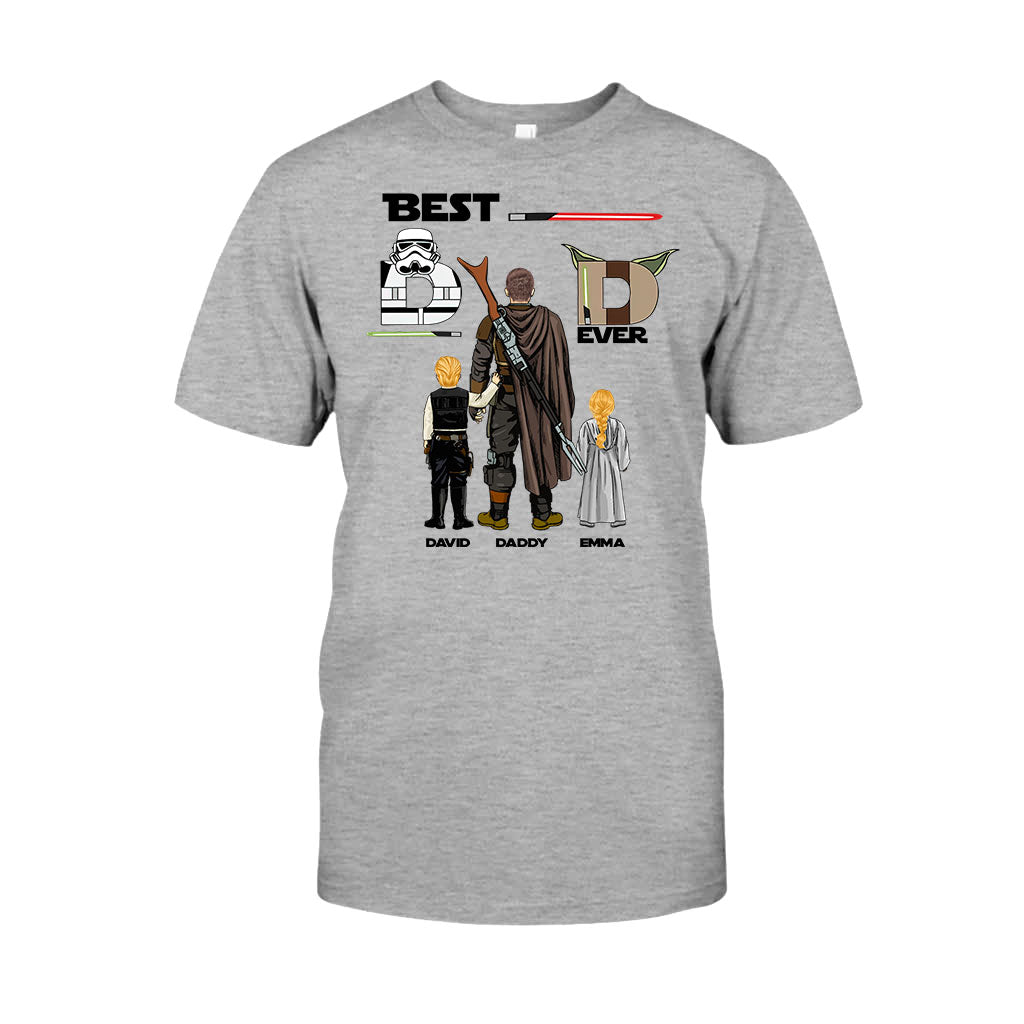 Best Dad Ever - Personalized Father T-shirt And Hoodie
