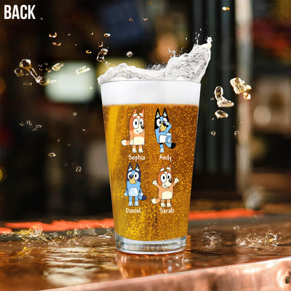 Best Dad Ever - Personalized Father Beer Glass