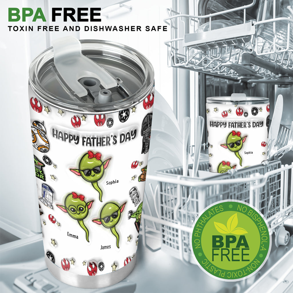 Chillin' In Your Ball Funny - Personalized The Force Tumbler