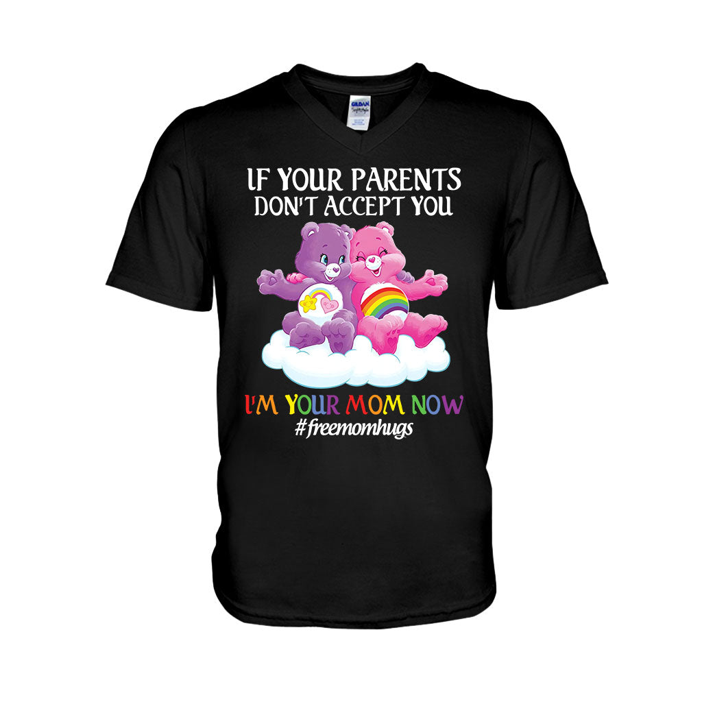 Free Mom Hugs - LGBT Support T-shirt And Hoodie