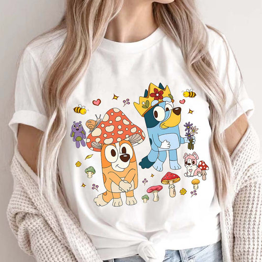 Mushroom Pattern - Mouse T-shirt And Hoodie