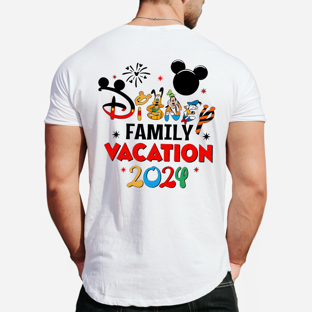 Family Trip 2024 - Personalized Mouse T-shirt And Hoodie