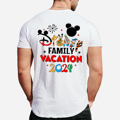 Family Trip 2024 - Personalized Mouse T-shirt And Hoodie