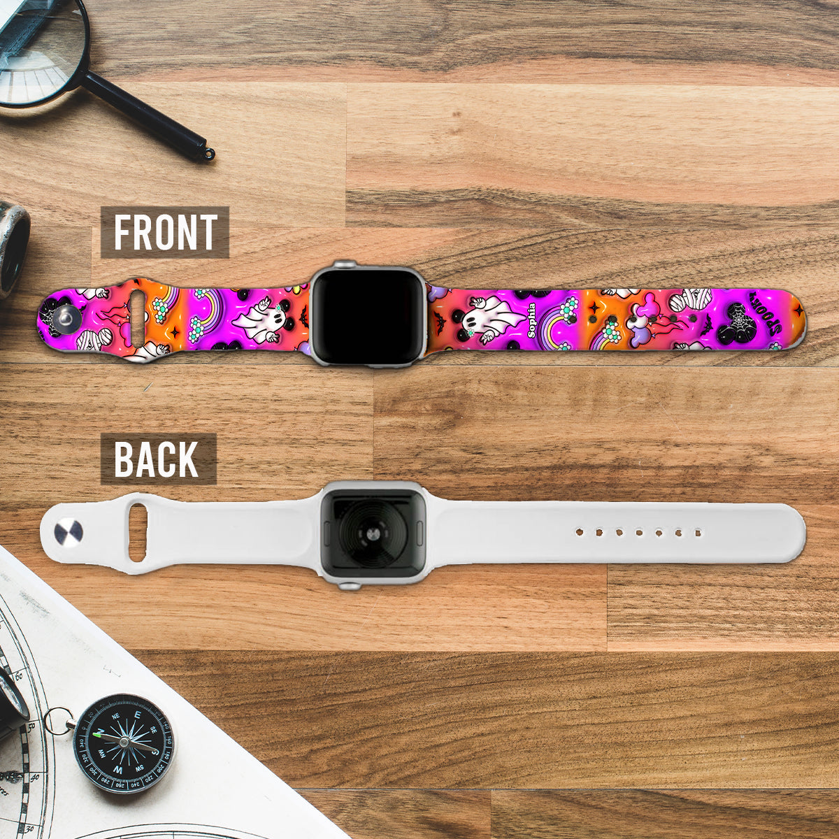 Halloween Spooky Mouse - Personalized Mouse Apple Watch Band