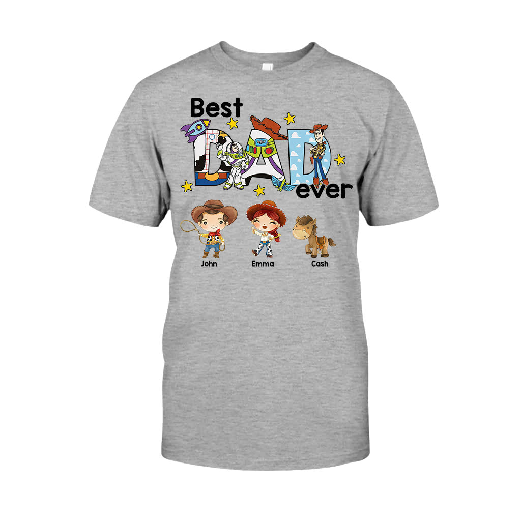 Best Dad Ever - Personalized Father T-shirt And Hoodie