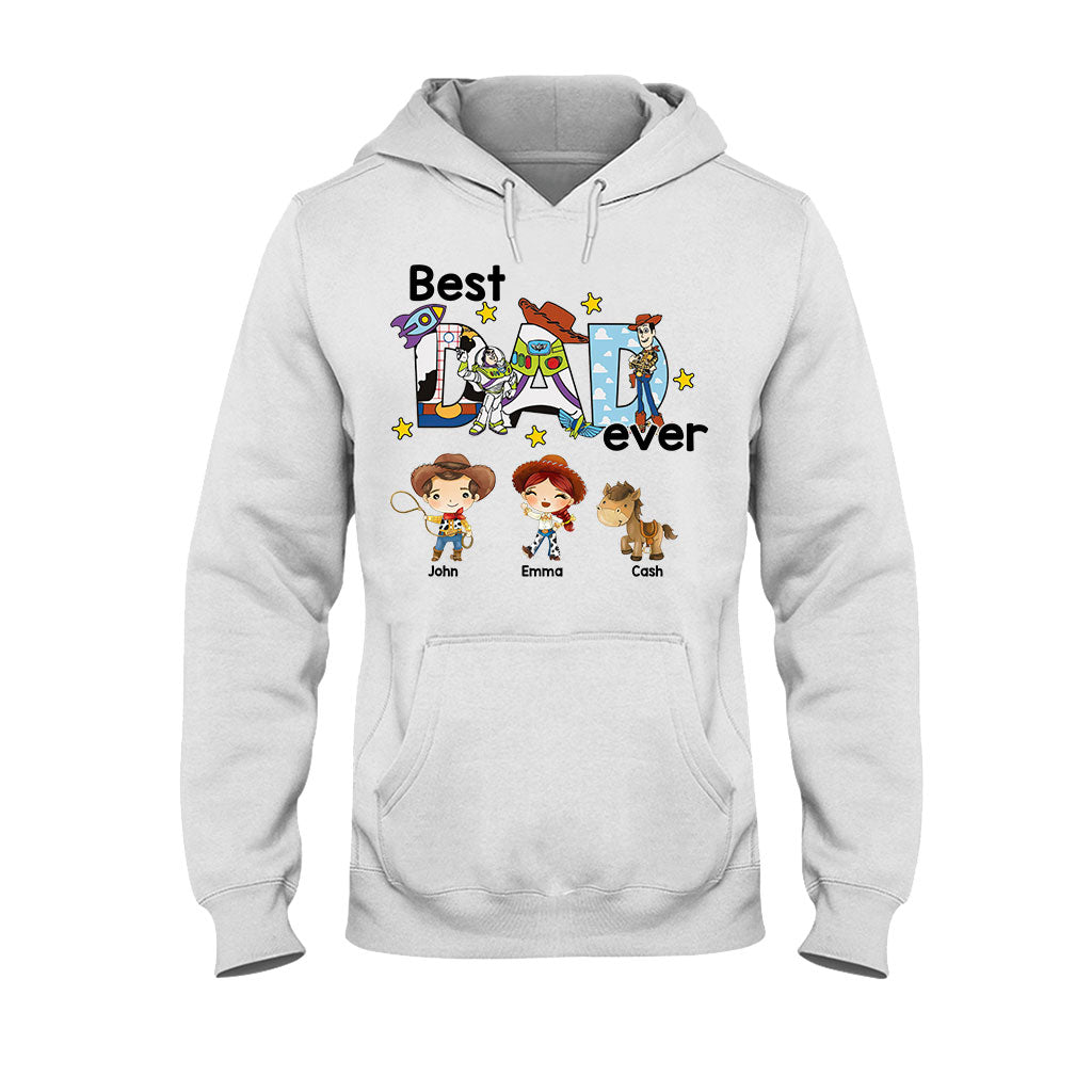 Best Dad Ever - Personalized Father T-shirt And Hoodie