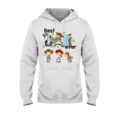 Best Dad Ever - Personalized Father T-shirt And Hoodie