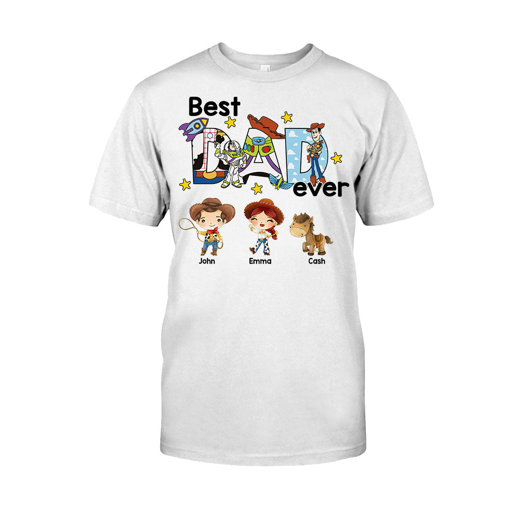 Best Dad Ever - Personalized Father T-shirt And Hoodie