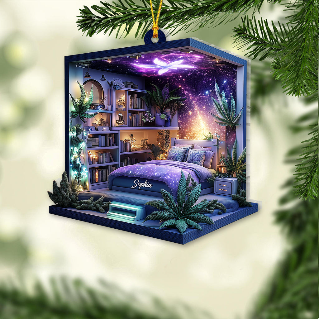 Magic Leaf Room - Personalized Weed Ornament