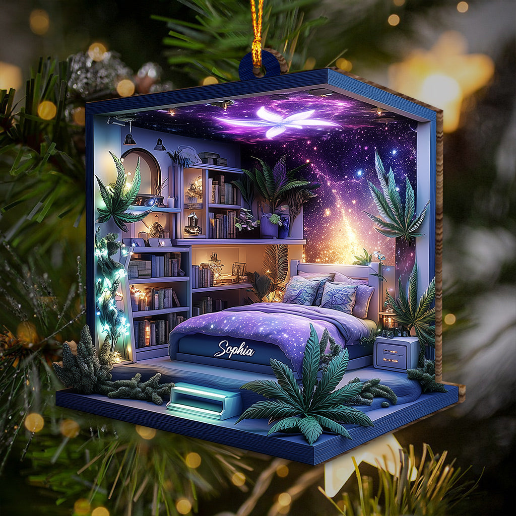 Magic Leaf Room - Personalized Weed Ornament