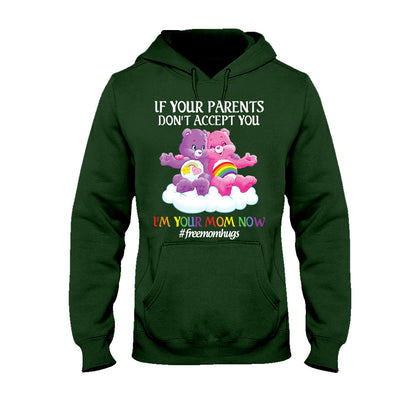 Free Mom Hugs - LGBT Support T-shirt And Hoodie