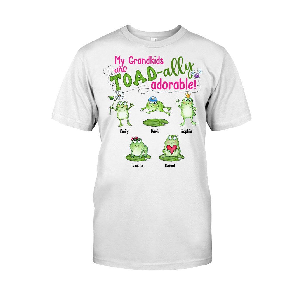 My Grandkids Are Toad-ally - Personalized Grandma T-shirt And Hoodie