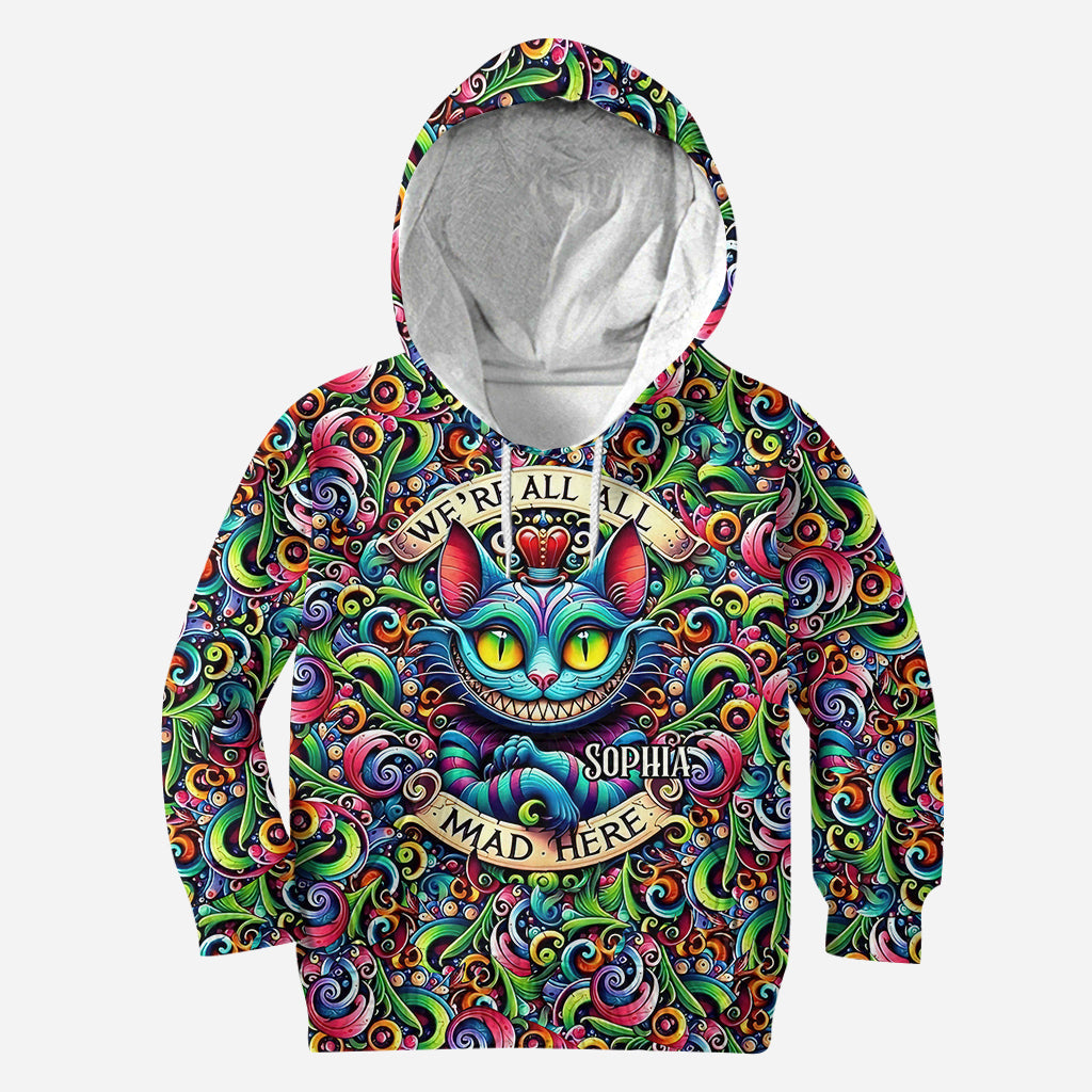 We're All Mad Here - Personalized Mouse Hoodie and Leggings