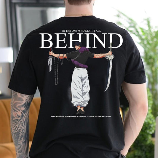 Behind Jujutsu Kaisen T-shirt and Hoodie