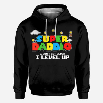 Super Daddio - Personalized Father All Over Shirt