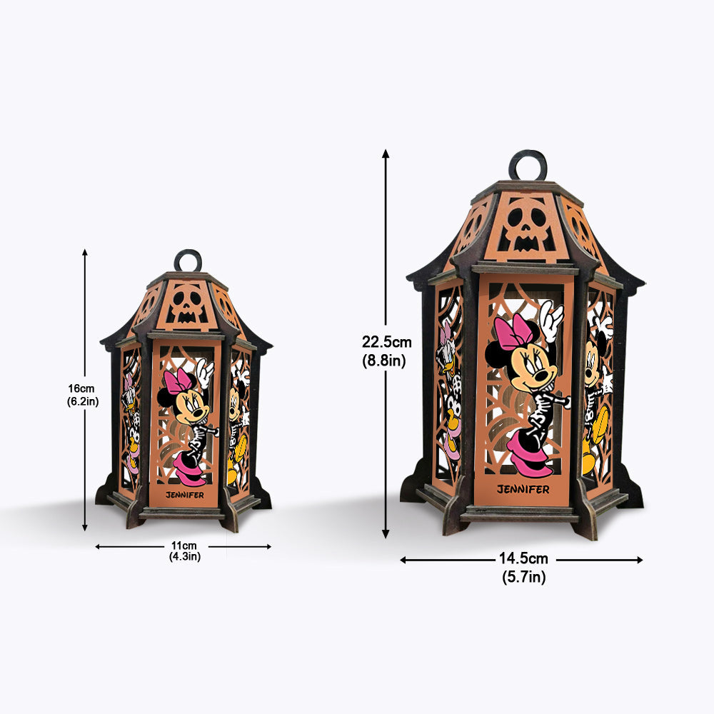 Happy Halloween - Personalized Mouse Laser Cut Lantern