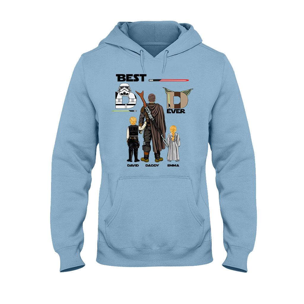 Best Dad Ever - Personalized Father T-shirt And Hoodie