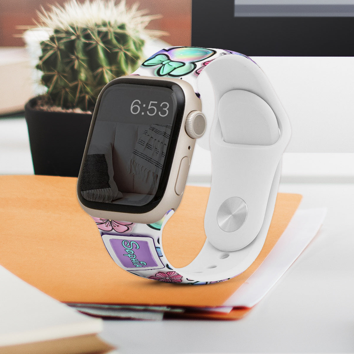 Puffy Mouse Ears - Personalized Mouse Apple Watch Band